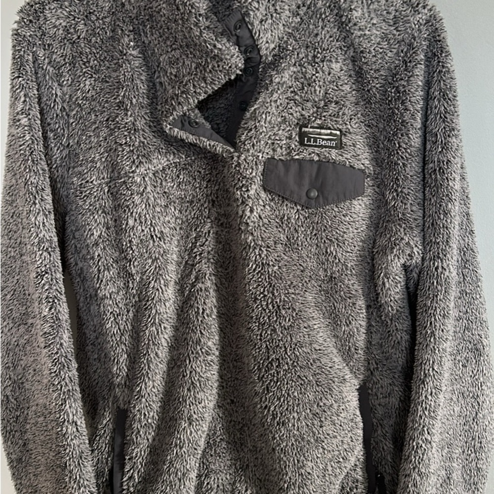 Gray Fleece Pullover